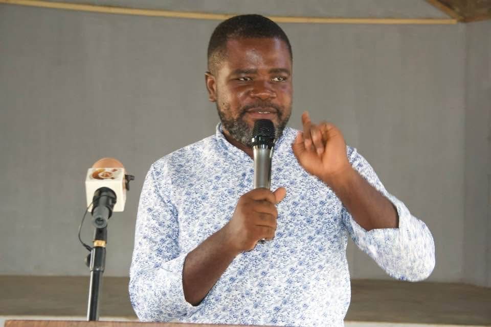 A speaker addressing the session