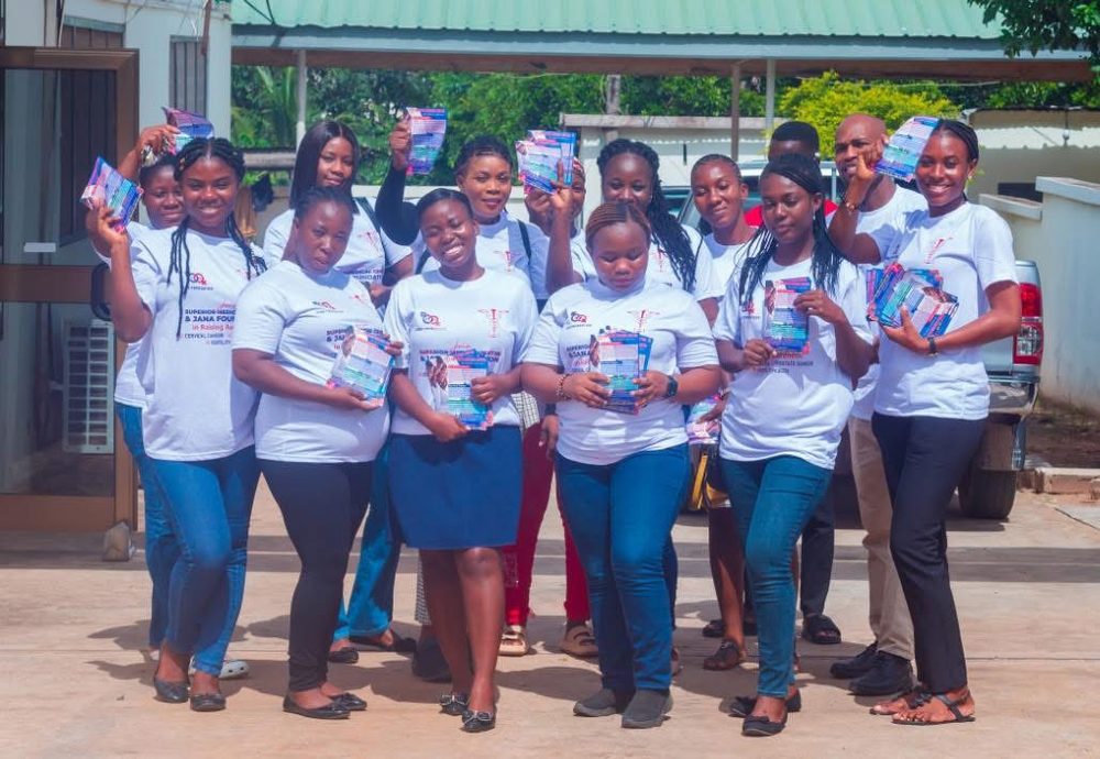 Jana Foundation and partner team at an outreach event